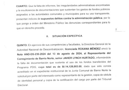 Denuncia penal contra el representante de Barrio Norte; Bolota Salazar marca distancia