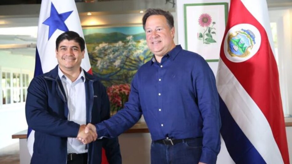 Comercio, turismo y cooperación, en la agenda del encuentro entre Varela y Alvarado