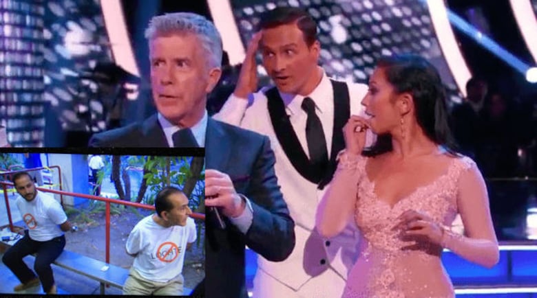 Video: Agreden al nadador olímpico Ryan Lochte durante transmisión en vivo de 'Bailando con las estrellas'; dos hombres arrestados