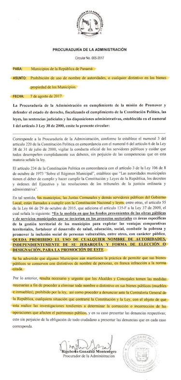 Piden a contralor Humbert investigar uso de bienes públicos