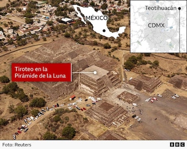 ‘Disparaba desde arriba en la pirámide y tenía rehenes’: los relatos de testigos del tiroteo en Teotihuacán