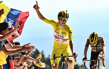 Pogacar refuerza su liderato al ganar la séptima etapa del Tour de Francia