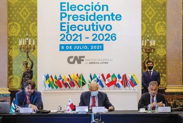 CAF escoge presidente ejecutivo por cinco años