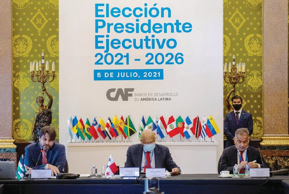 CAF escoge presidente ejecutivo por cinco años