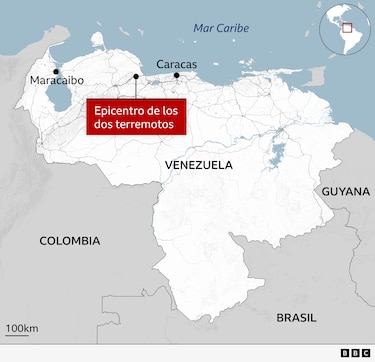 ‘Pidan ayuda. Estamos aquí’: los primeros testimonios tras el terremoto de magnitud 7.2 y su potente réplica en Venezuela