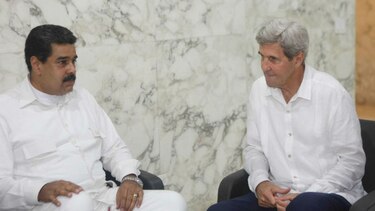 Nicolás Maduro y John Kerry se reunieron en Colombia tras firma de acuerdo de paz