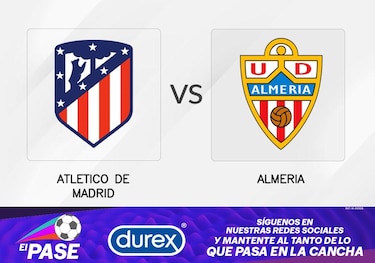 Almeria medirá fuerzas hoy con Atlético de Madrid