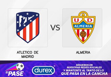 Almeria medirá fuerzas hoy con Atlético de Madrid