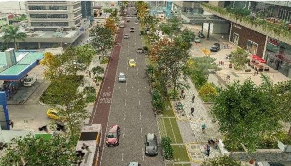 Así quedaría la calle 50 tras su renovación urbana por $8 millones