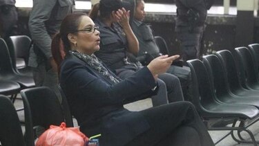 Roxana Baldetti comparece por segundo día ante la justicia