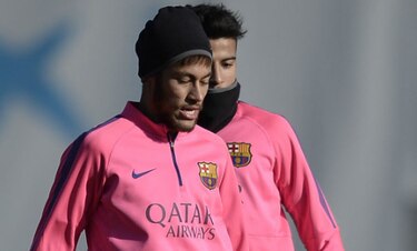 Messi, Neymar y Alves se reincorporan a los entrenamientos