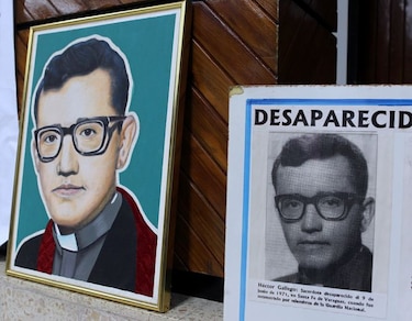 Analizarán restos para determinar si corresponden al padre Héctor Gallego