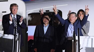 Presidente Trump da las gracias a Kim por liberación de estadounidenses