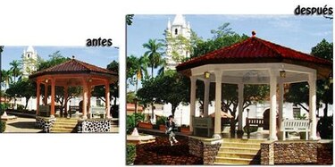 Buscan convertir plaza de La Villa de Los Santos en zona patrimonial