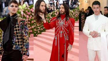 Sin ataduras ni complejos, los hombres de la gala del MET