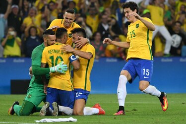 Neymar guía a Brasil a su primera medalla de oro