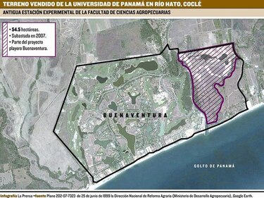 Rector de la Universidad de Panamá cede valiosas tierras