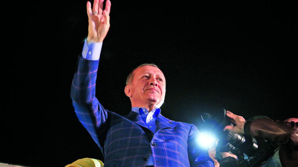 Erdogan celebra su victoria en Turquía