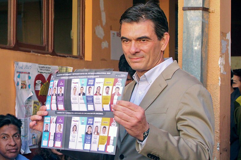 El senador Rodrigo Paz y el expresidente Jorge Quiroga se disputarán la presidencia de Bolivia en segunda vuelta, poniendo fin a 20 años de gobierno del MAS