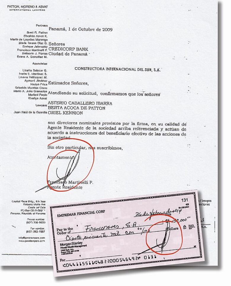 Pago de Francisco Martinelli, en la mira