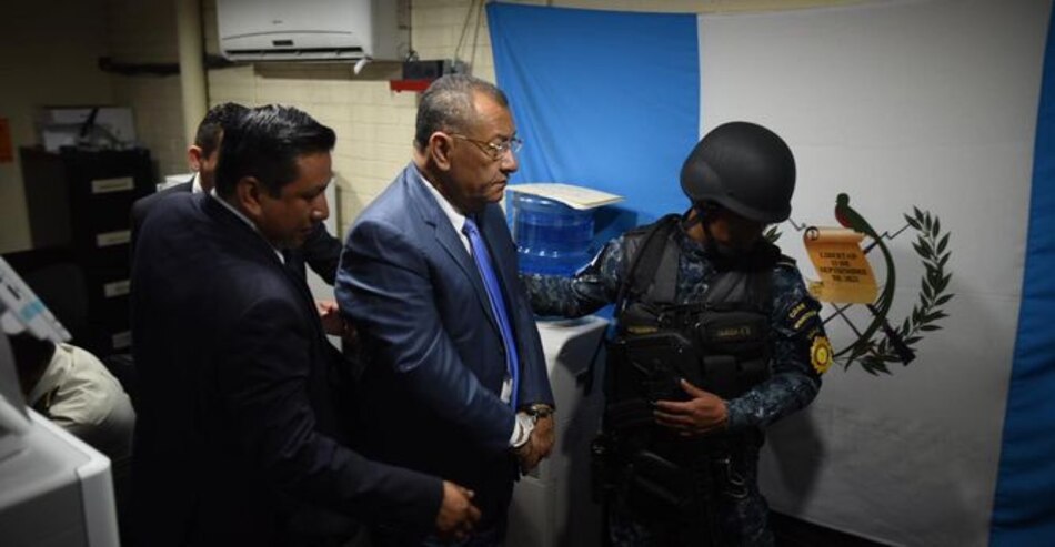Detienen al expresidente del Congreso de Guatemala por corrupción