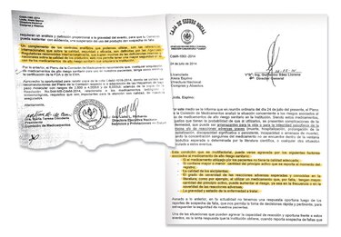 Autoridades conocían que medicamentos no eran recetados