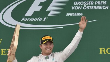 Rosberg muestra su categoría al vencer a Hamilton en Austria