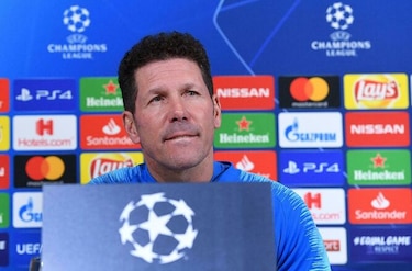 Simeone rechaza la etiqueta de favoritos ante la Juventus