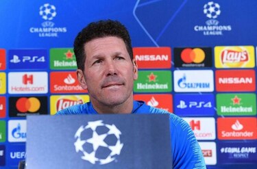 Simeone rechaza la etiqueta de favoritos ante la Juventus