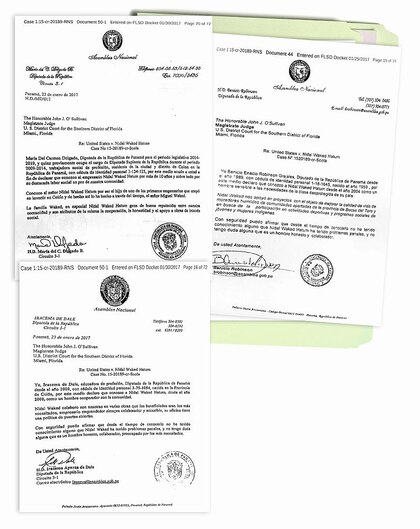 Diputados defienden a Nidal Waked con papelería oficial