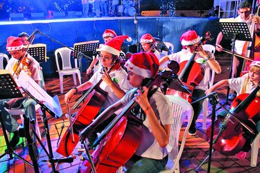 Agenda de conciertos navideños