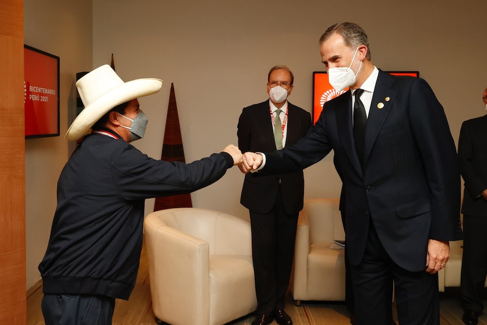 Pedro Castillo se reúne con rey de España, enviado de Biden y presidente Lasso