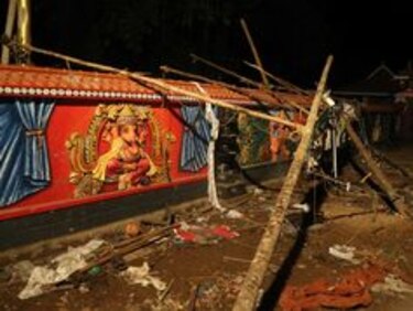Buscan a sospechosos por incendio en India