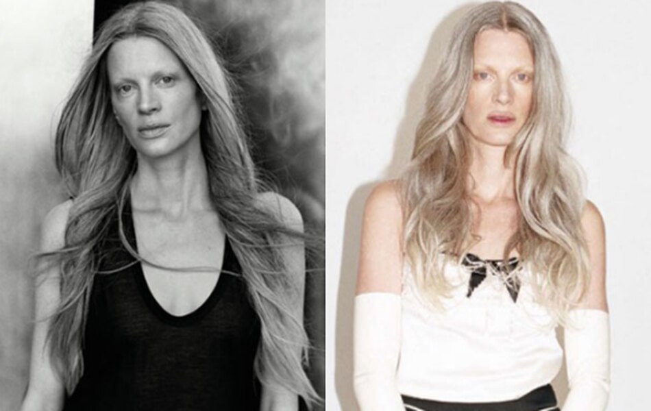 Adiós al pelo teñido, las canas están de moda