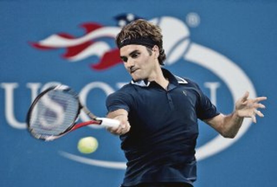 El tiro mágico de Roger Federer