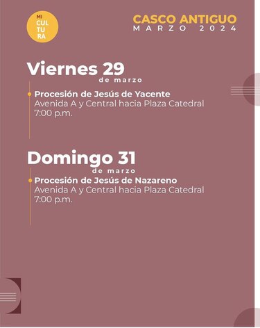 No te pierdas estas actividades para los fines de semana del 15 al 31 de marzo
