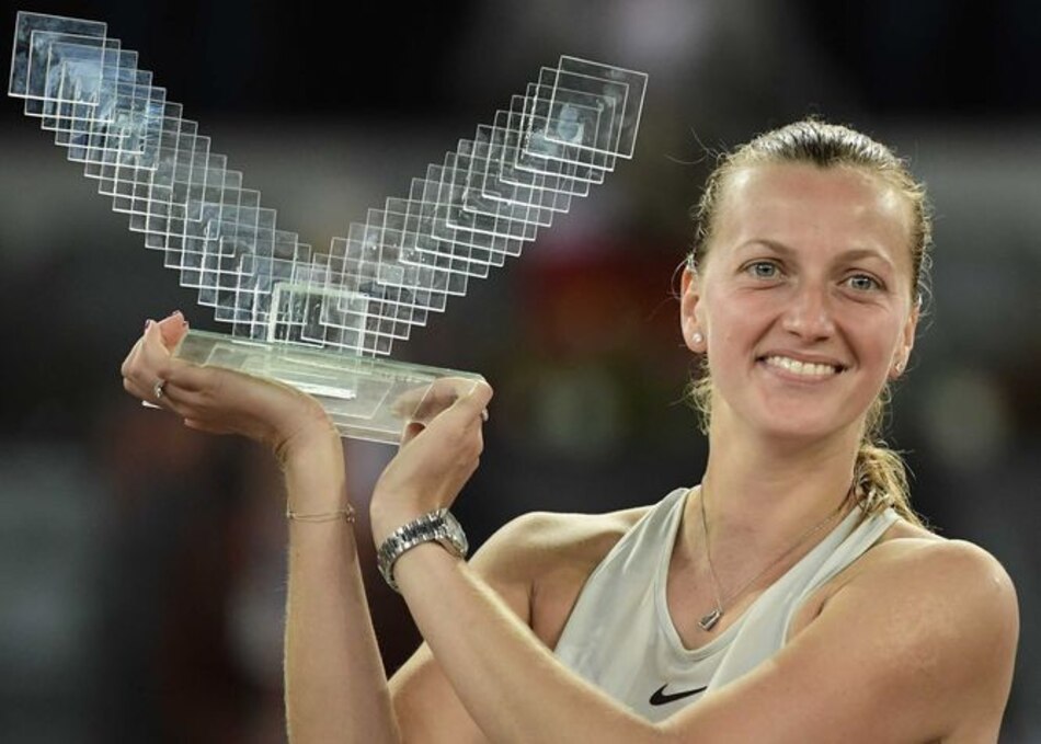 La checa Kvitova gana por tercera vez el Torneo de Madrid