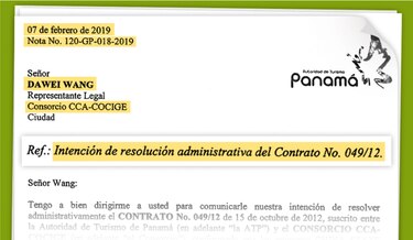 ATP, dispuesta a cancelar contrato