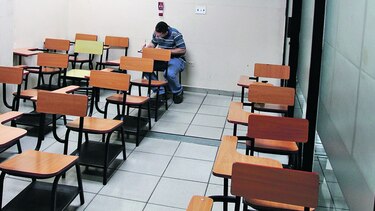 Centro universitario ‘colapsa’