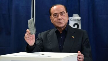 Silvio Berlusconi, elegido por primera vez al parlamento europeo