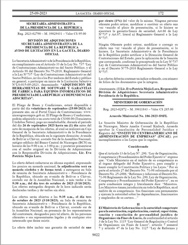 El gobierno de Nicaragua cancela la personería jurídica de Incae
