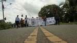 Indígenas comienzan marcha hacia Barro Blanco; cierran cuatro paños de la vía en Tolé