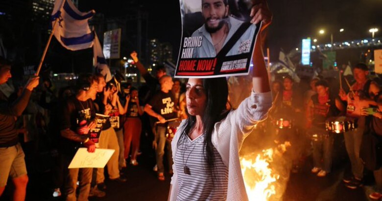 Miles de personas vuelven a manifestarse en Jerusalén en contra del Gobierno de Netanyahu