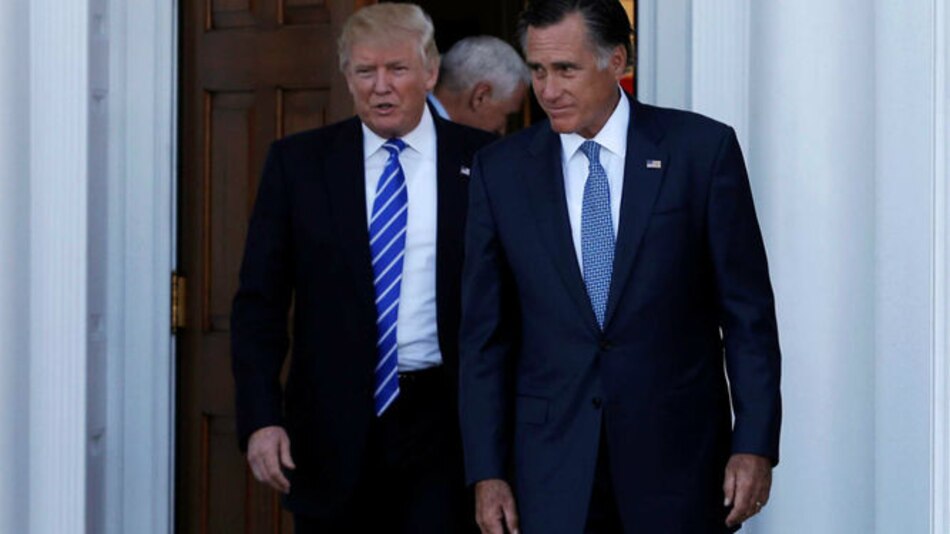 Mitt Romney sostiene diálogo 'amplio' con Trump