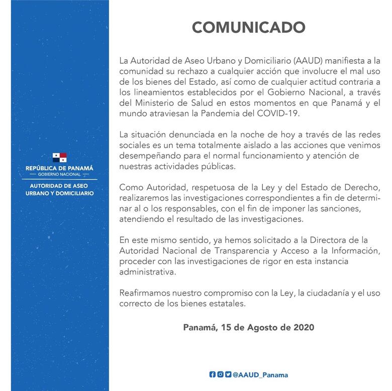 Festejo en casa de funcionario en Dorado Lakes, en plena cuarentena total; la Contraloría retiene un vehículo de la AAUD que estaba en la fiesta