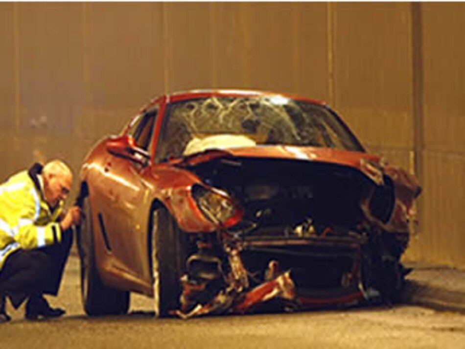 Cristiano Ronaldo sale ileso de accidente de tránsito