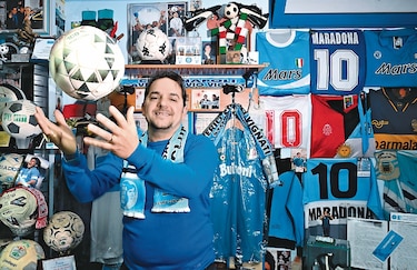 El museo clandestino de Maradona en Nápoles