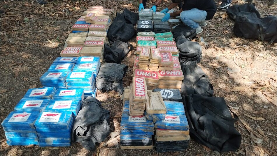 Más de 4,103 paquetes de droga han sido incautados en lo que va del 2024