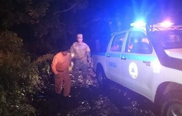 Fuerza de Tarea Conjunta rescata a 5 turistas en la cima del volcán Barú