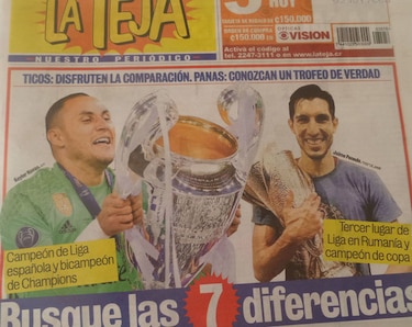 Medios ticos calientan el ambiente; comparan los logros de Keylor Navas y Jaime Penedo